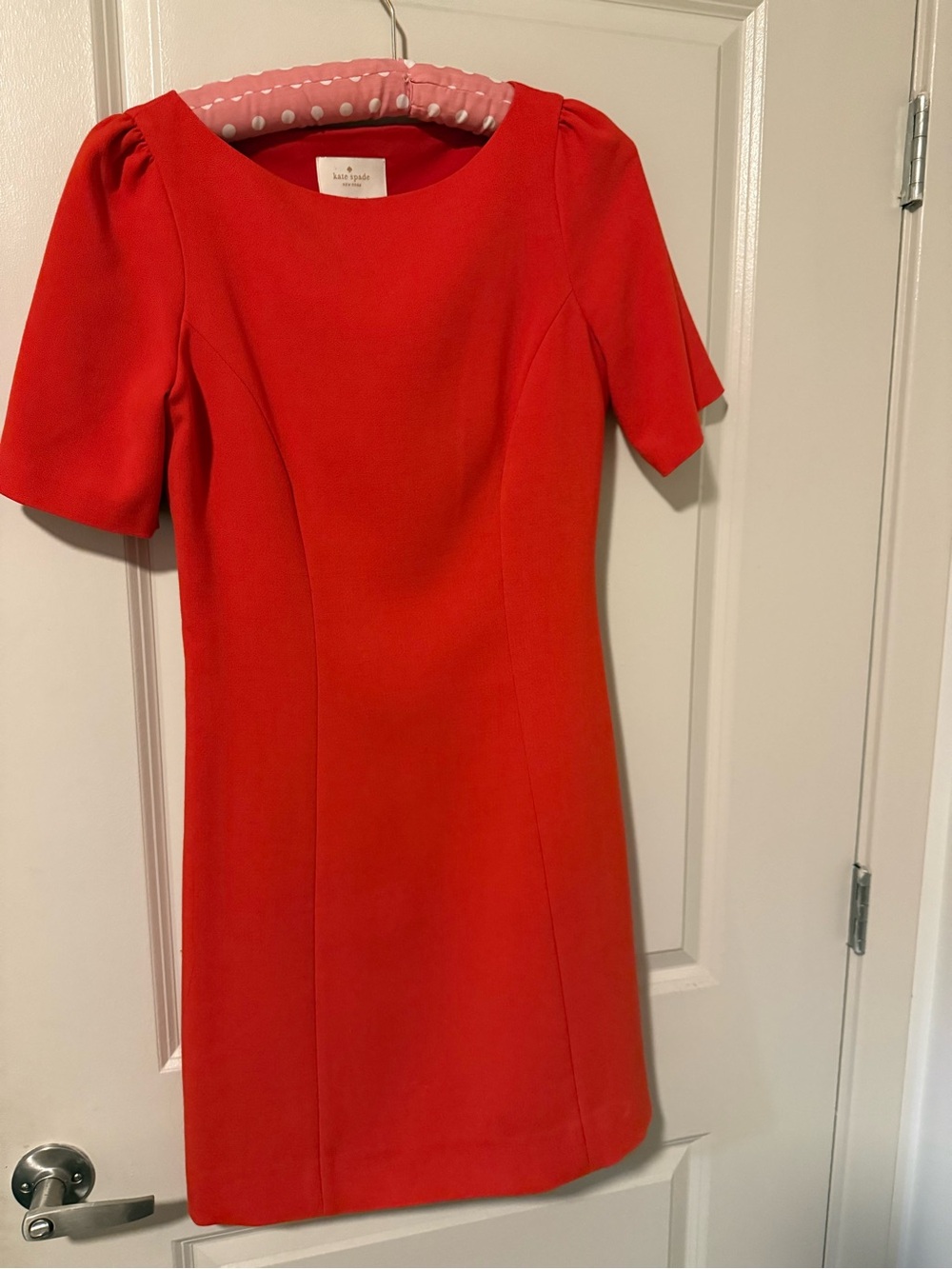 kate spade Vibrant Red Short-Sleeve Sheath Dress